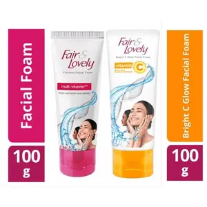￼GLOW & LOVELY MULTIVITAMIN FACIAL FOAM 100mm Pencerah Membersihkan Mencerahkan Kusam