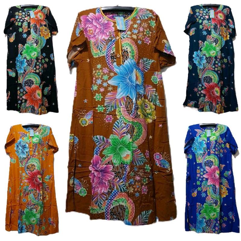 DASTER BATIK KODE 09 KENCANA UNGU LABEL BIRU 2