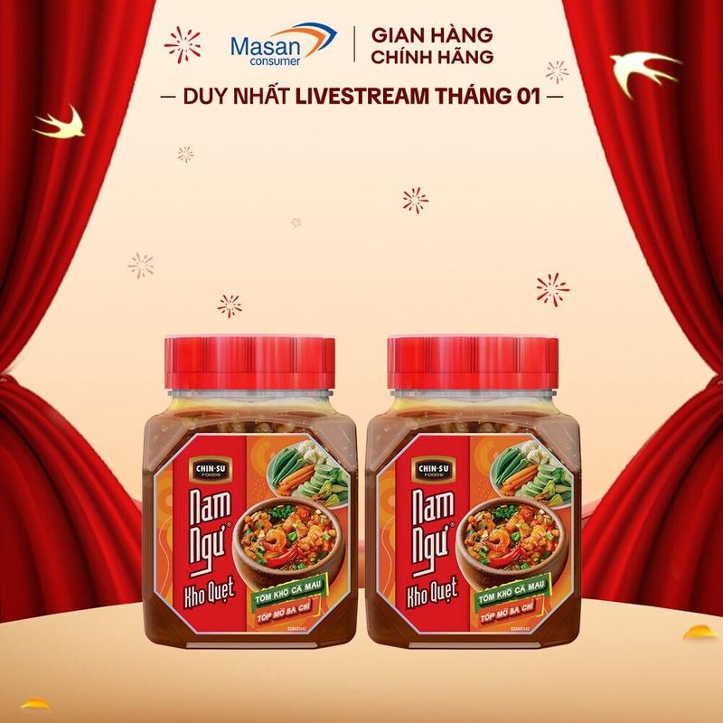  Combo 2-4-8 Kho Quẹt Nam Ngư Tôm Khô Cà Mau Tóp Mỡ Ba Chỉ 200gr x2 