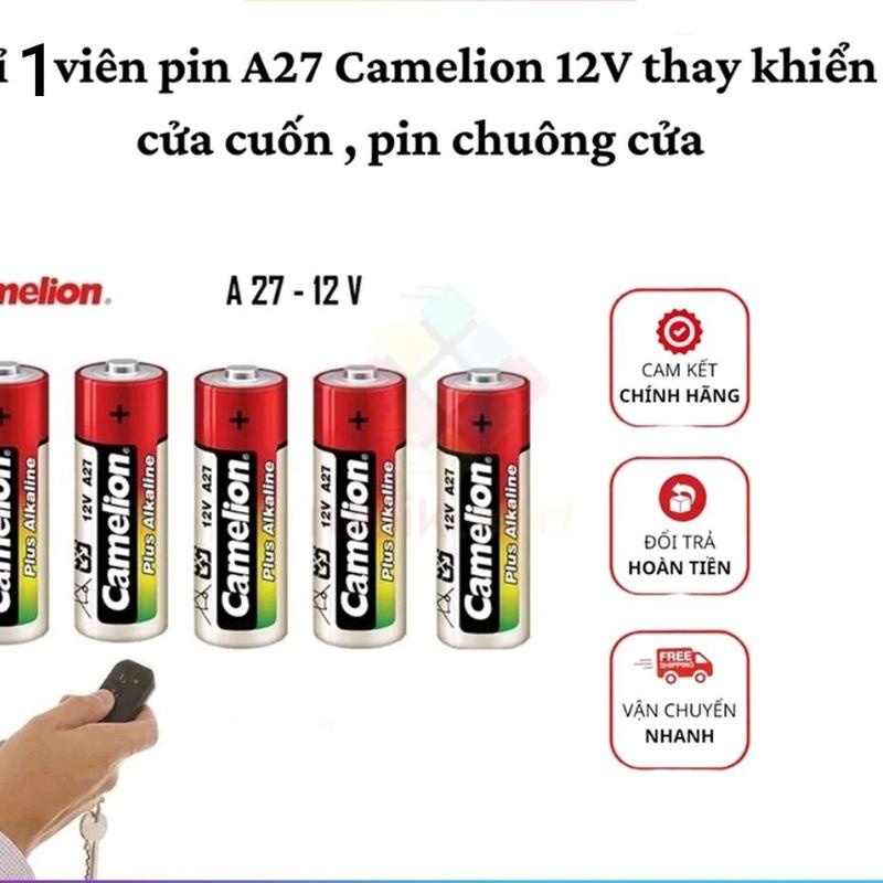 Pin A27 Camelion 1 viên, pin remote cửa cuốn