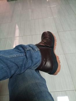 Product Review of Sepatu Boot Safety Kulit Asli Pria Bikers Tiktok Shop STG-SFT Boots Karet from B**g R**a 0