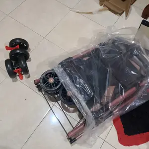 【Usia 0~6 thn】【Garansi 3 tahun】Nina Baby Stroller For Baby Foldable baby stroller  Pegangan dorong dua arah Baby stroller with cushion Handle Table can rotate #hamperslebaran #bingkisanlebaran #hampers