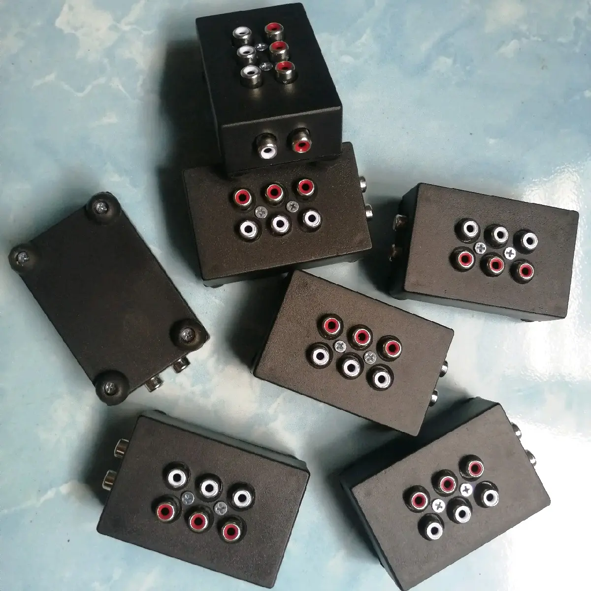 Splitter audio stereo 3 channel - converter - paralel - RCA to RCA