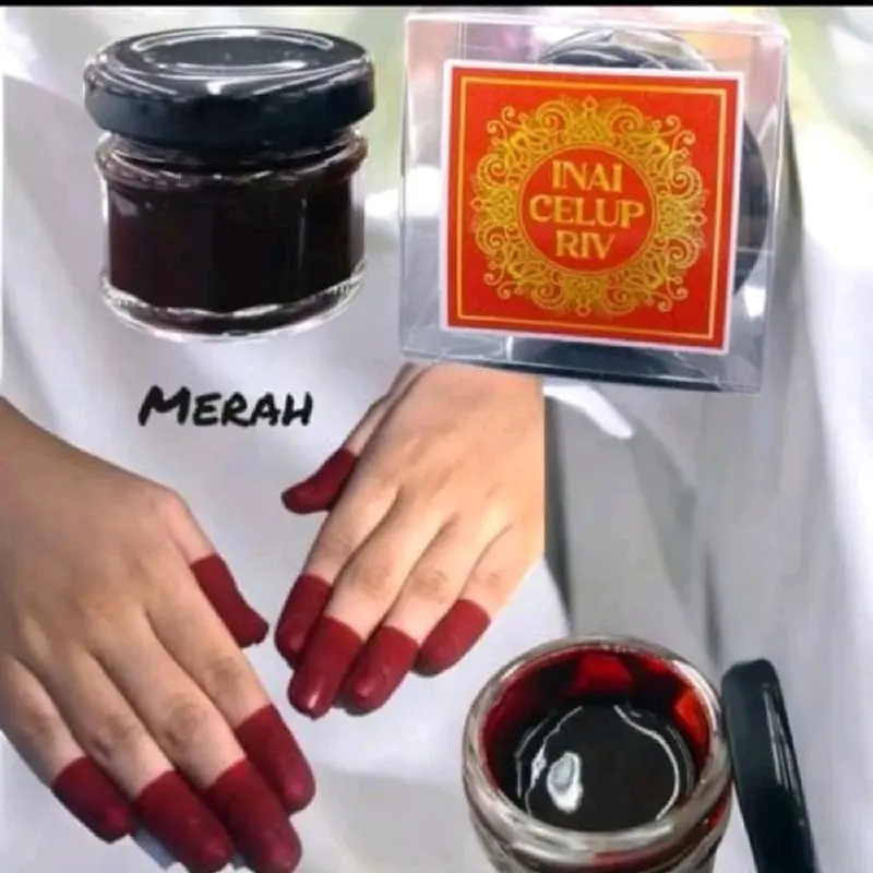 inai celup merah TikTok Shop Malaysia