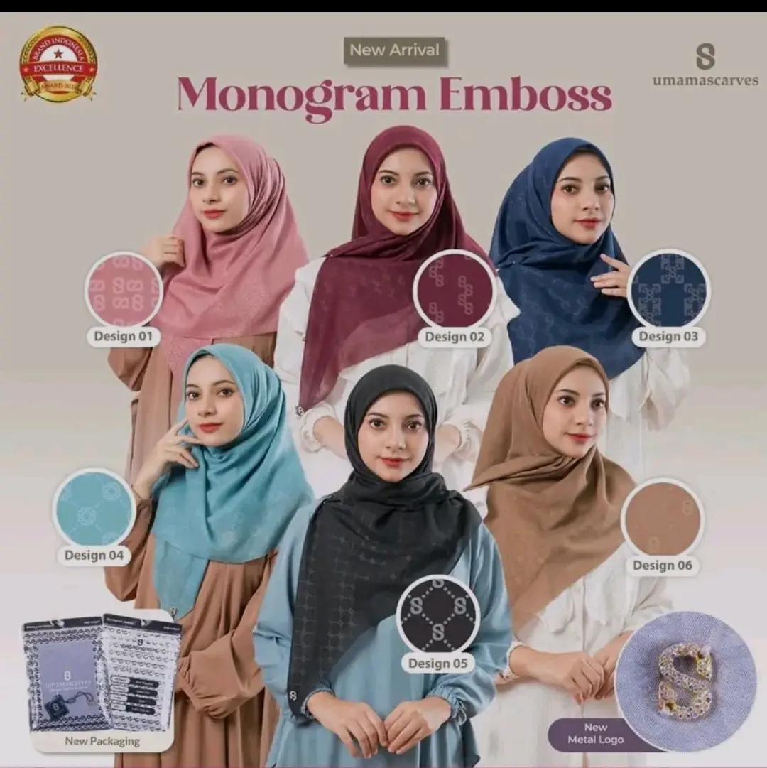 PROMO UMAMA EMBOS MONOGRAM SEGIEMPAT