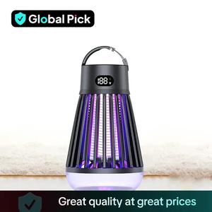 Bug Zapper Outdoor,Mosquito Zapper with LED Light, Fly Zapper Outdoor Indoor, IPX5 Waterproof Mosquito Killer,Portable Rechargeable Bug Zapper,Electric Fly Zapper for Home, Patio, Camping