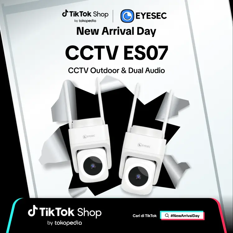 EYESEC IP Kamera Outdoor CCTV Wifi 4MP Waterproof 360 Derajat 3X Zoom Optik Support ONVIF Tuya APP