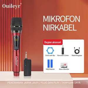 mic wireless advance terbaru 2025，Handheld UHF Mikrofonadvance mic karaoke，Nirkabelisi Ulang mikrofon nirkabelisi ulang  ，Profesional UHF Mikrofon Microphone Dua  Profesional Wireless mic
