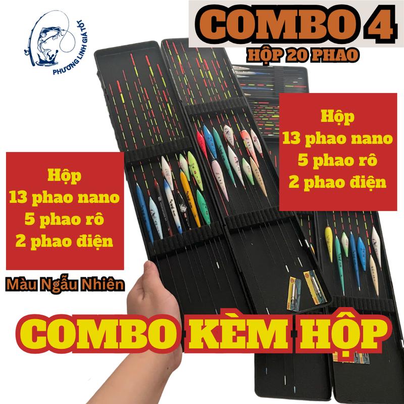 Combo Phao Câu Cá Đa Năng Ngày Đêm Có Hộp Câu Tổng Hợp Rô Chép Trắm Tự Nhiên Dịch Vụ Đi Câu Fishing Bắt Cá Câu Cá