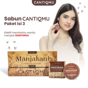 Sabun CANTIQMU Paket Isi 3 - Membersihkan Area Kewanitaan Hygiene