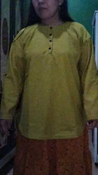 Product Review of By-BALQIS - Auliya Blouse Batwing Blus Atasan Wanita Jumbo Variasi Kancing from n**n a**r 0