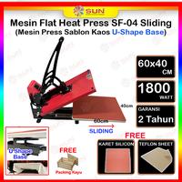 Gambar Mesin Press Sablon Kaos 60x40 U-Shape High Pressure SF-02 untuk Kaos, Bag, Puzzle, Plat Aluminium, Bantal ( DTG, DTF, Polyflex, Sublime, Transfer Paper, Platisol, Rubber ) - SF-02 60x40, Surabaya dari Sun Indonesia Kota Surabaya 3 Tokopedia