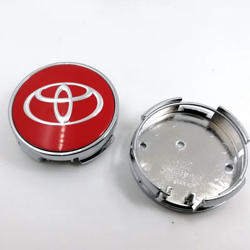 4 Pcs Wheel Hub Cap Suitable for Vios /Wigo(2014,2016) / Altis /Avanza Before 2015 /Yaris 56-57Mm Wheel Cover Car Rim Cover