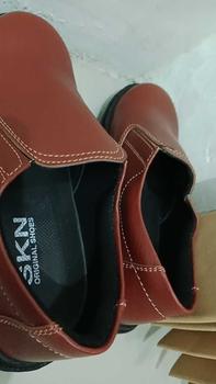 Product Review of Sepatu Safety King SKN Original Asli Murah TNI POLRI PDH PDL KITCHEN BENGKEL Ujung Besi Sepatu Safety Slip On Anti Licin Kerja Kantor Dapur Bengkel Hotel Shoes from A**8 0
