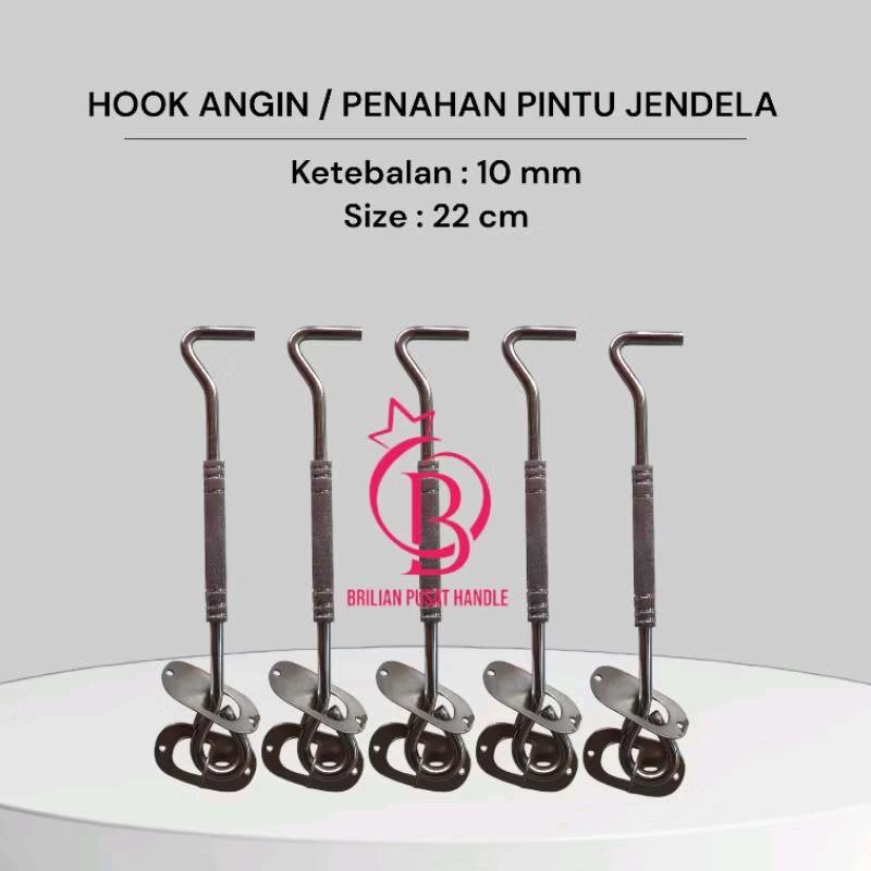 Penyangga Jendela Kotak & Bulat Premium Tinggi dari Besi - Warna Putih & Kuning 2