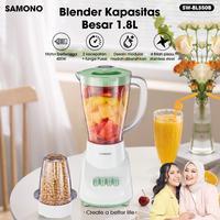 Gambar (ISCHAINDYOFC) SAMONO Blender Kapasitas Besar 1.8L – Multifungsi 2 in 1 dengan Grinder, Motor 400W Kuat 【SW-BL350B】 - SW-BL350B dari Samono Home Kab. Tangerang 1 Tokopedia