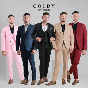 Setelan Jas Celana & Rompi - Vente Series - Goldy outfit Casual