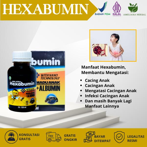 Hexabumin Vitamin Cacing Anak, Cacingan Anak, Membantu Atasi Cacingan Anak, Infeksi Cacingan Anak