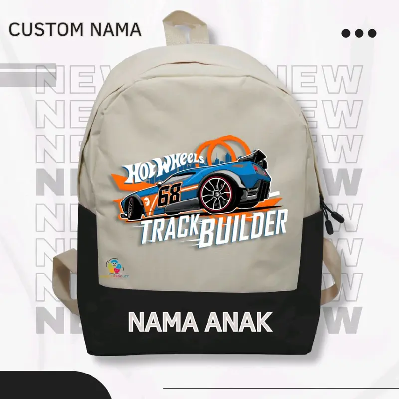 tas ransel anak sekolah sd tk karakter holwen track ( free nama ) 3