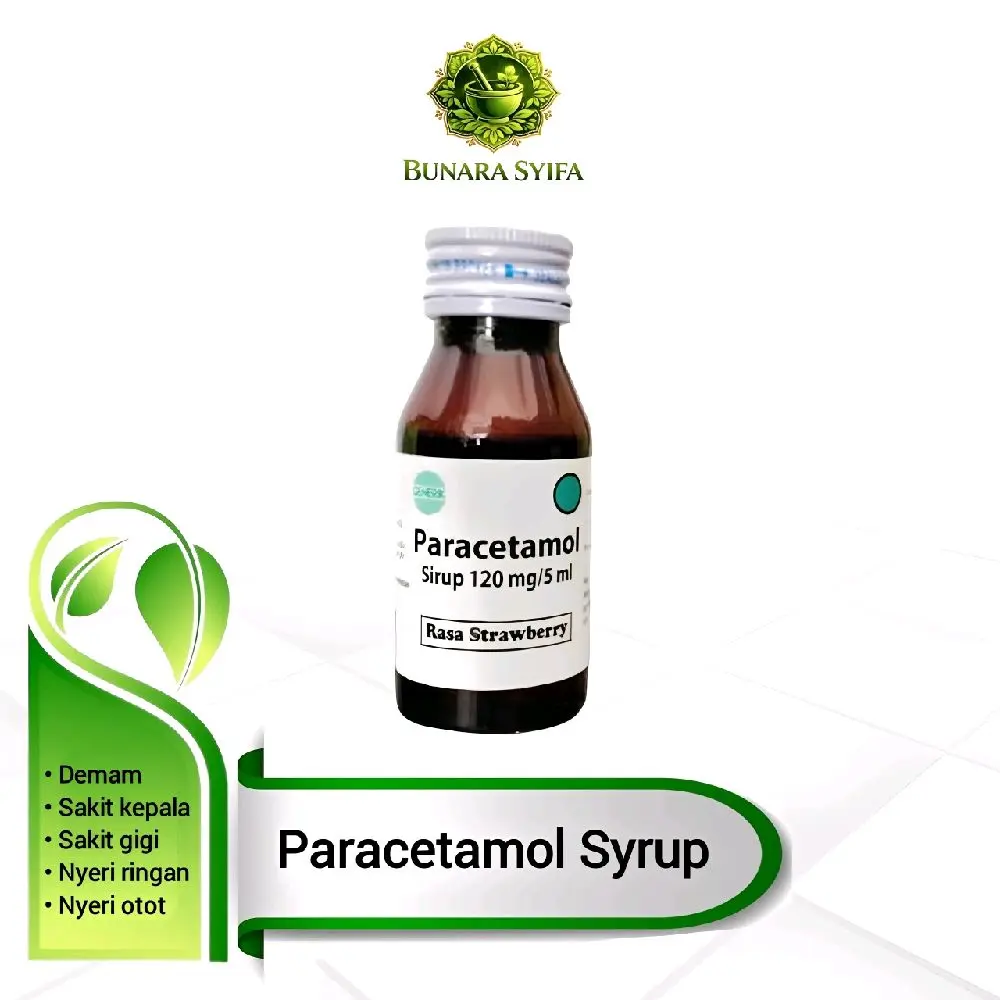 Paracetamol Syrup rasa strawberry