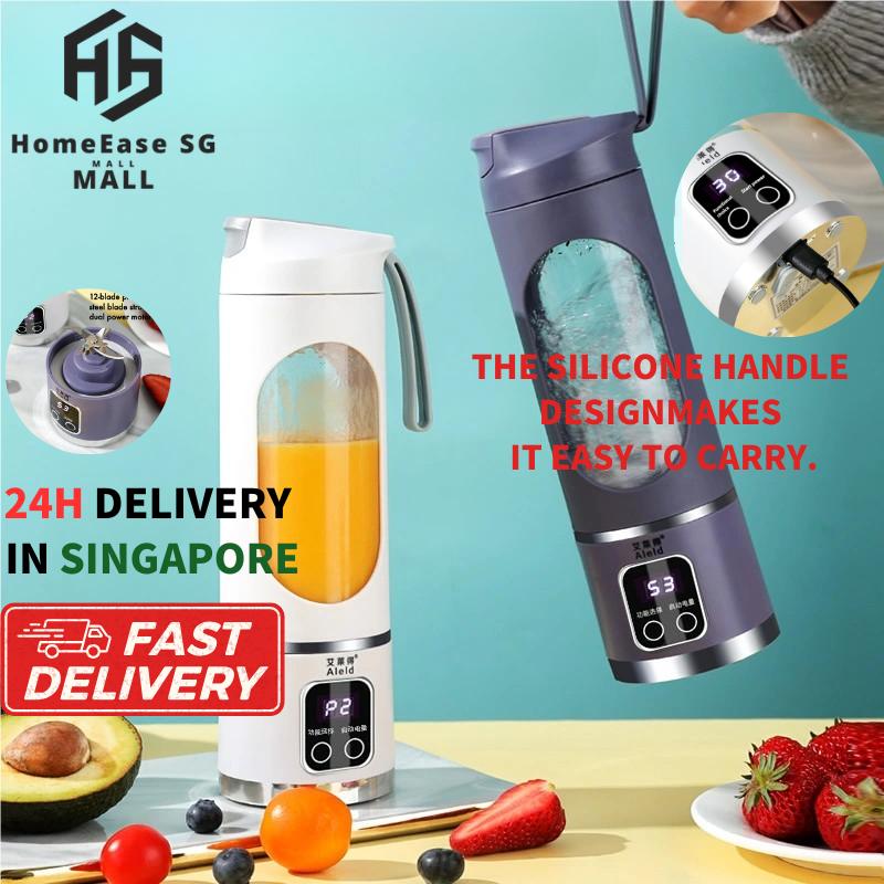 【SG Local】Portable Juicer Blender USB Rechargeable 450ml - BPA-Free Ice Crusher for Shakes/Smoothies 1
