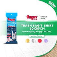 Gambar Bagus Trashbag Roll T-shirt 60 cm x 85 cm 46L - 24's (scented) - Kantong Sampah - Plastik Sampah - X1, Silver dari Bagusmartofs Kota Administrasi Jakarta Barat 1 Tokopedia