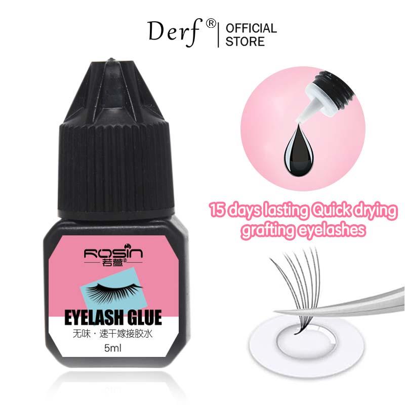 Keo dán lông mi giả, lâu trôi, màu đen, không thấm nước, chất lượng chuyên nghiệp, nhanh khô, mỹ phẩm, 5ML