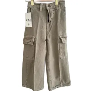 Cargo Kids Unisex - Cargo Jeans Anak Perempuan dan Laki-laki Warna Polos Celana Fashion