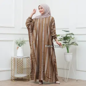 KAFTAN SORAYA MAXY DRESS SUPER JUMBO LD 170 BUSUI FRIENDLY LENGAN PANJANG KERUT