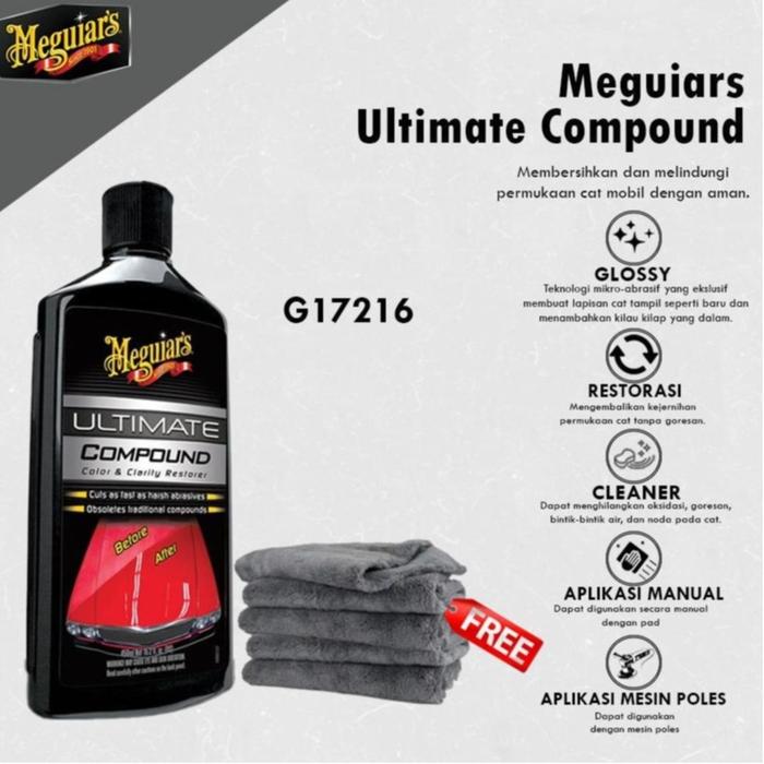 Gambar Meguiars Ultimate Compound 450ml - Kompon Poles Pengkilap Body Mobil dari Aki Murah Jakarta Kota Tangerang Selatan Tokopedia