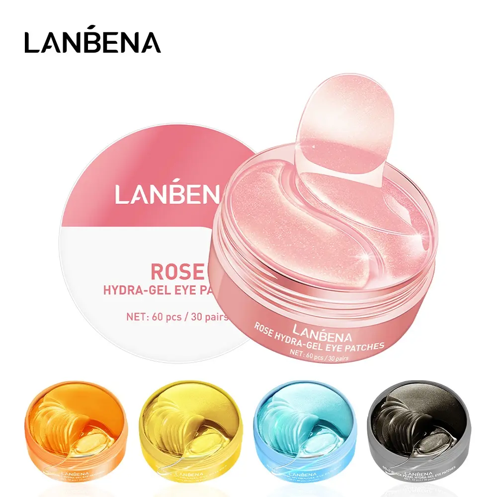 LANBENA Eye Mask Eye Patch VC Whitening HA Moisturizing Retinol Anti Aging Dark Circle Remover Skincare 60pcs/30pairs