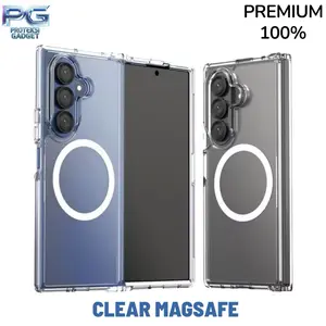 Premium Clear Case/Clear magsafe Samsung Z Fold series – MagSafe, Anti-Yellow, Ultra Slim TPU  Clear Protective Case untuk Samsung Fold7-Fold6-Fold5-Fold4-Fold3 Premium Shockproof keren King gemes kelontong unik