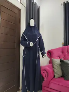 Khadijah Abaya Set Bergo Airflow Crinkle