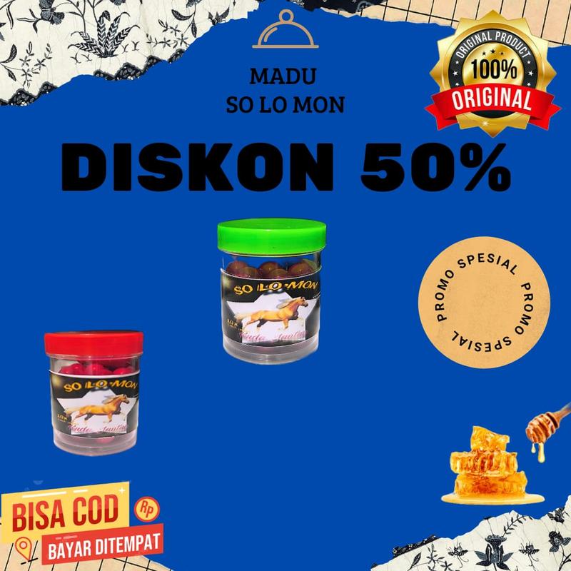 Madu KJ so lo mon hutan mubey honey alami nusantara terlaris bisa cod ( madu hutan herbal serbuk ) Merah  Bahan Instan Syrup 2