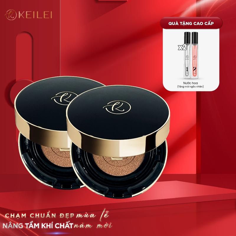 Combo 2 hộp phấn nước - được chọn tone Phấn Nước Đa Năng 3 Trong 1 KEILEI - 3 In 1 Radiance Cushion KEILEI Trang Điểm Cosmetic che phủ tự nhiên hoàn hảo. Nữ Mỹ Phẩm Women