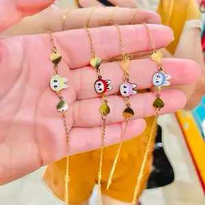 APRIL JEWELRY - Gelang Titanium Anak Labubu Gold