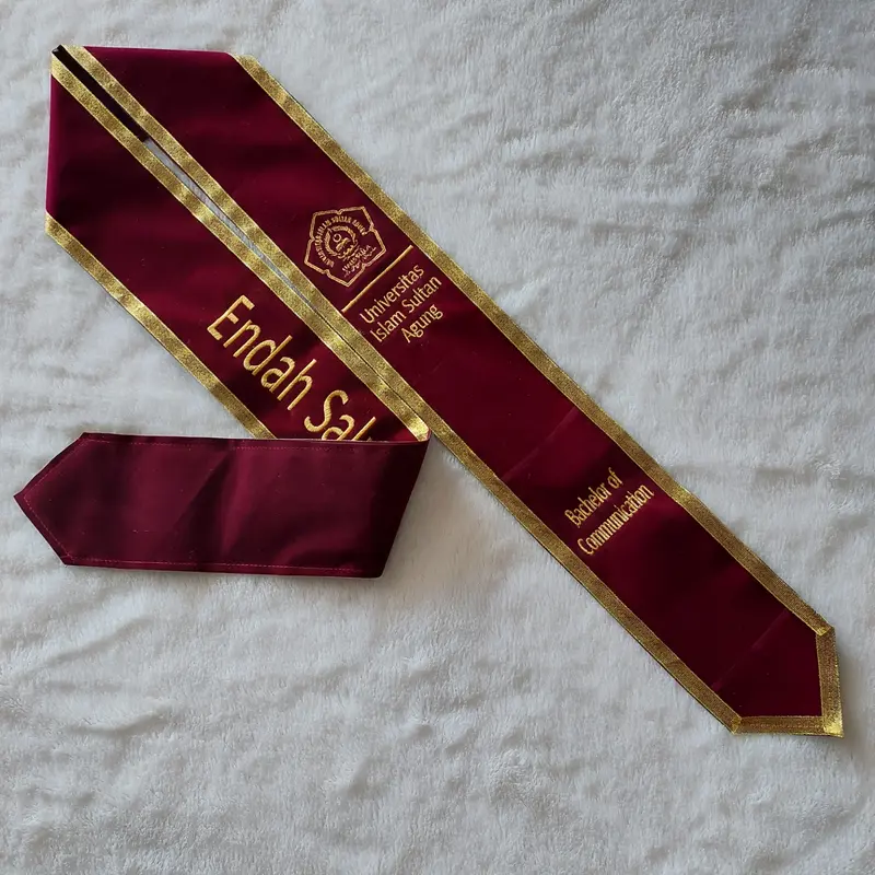 Selempang wisuda Leher 2 LAPIS 1