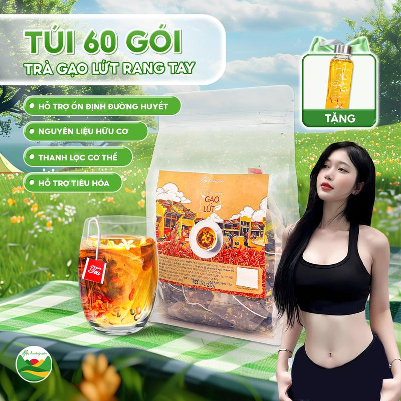  Trà gạo lứt đậu đen rang tay hữu cơ  nước trà vị ngọt thanh dễ uống  Nước Trà Tea Chè 