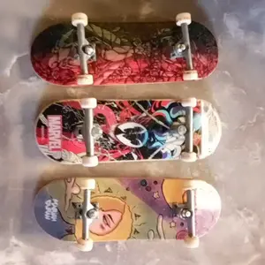 1PC/5PCS Black Fingerboard Deck Uncut Tape Stiker Black Foam Grip Tape Stickers for Wooden Finger Skateboard