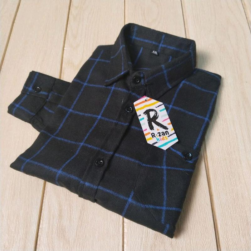 R zannn - Kemeja anak kemeja flanel anak lengan panjang unisex distro kualitas premium Asatasn Fashion anak laki - laki 2
