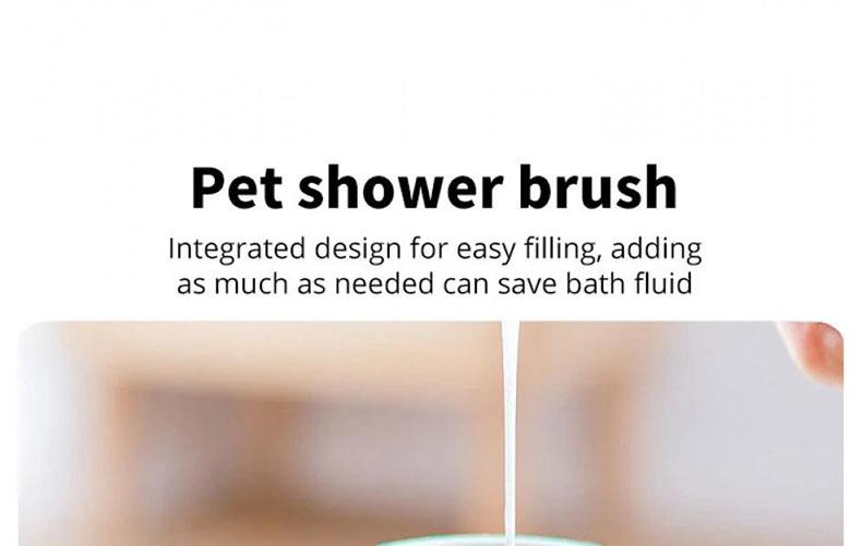 Product Introduction of pet Puppy Big Dog Cat brush Bathroom Bath Massage Gloves Brush Soft Safety Silicone Pet Accessories for Dogs Cats Tools Mascotas Products 14