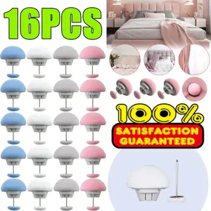 New 16-1PC Fixing Clips for Bed Sheet Quilt Holder Clothespins Mattress Cover Blanket Buckle Clothes Peg Anti-slip Clip Reusable