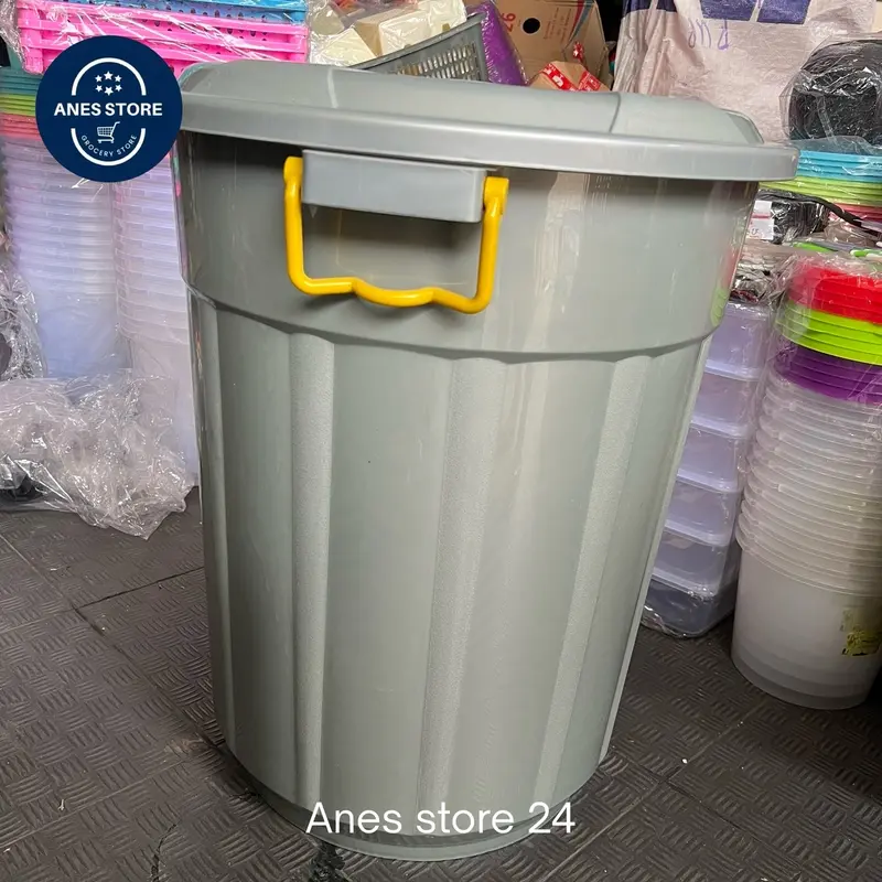 ember tong jumbo 120 liter + tutup taiwan silver / tong sampah jumbo besar/ember jumbo bahan tebal antipecah 2