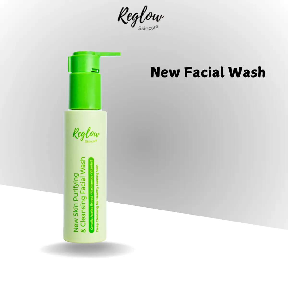 Reglow New Facial Wash Sabun Pembersih Wajah untuk Semua Jenis Kulit
