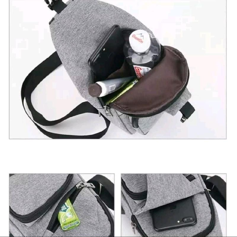 Tas Slempang Pria Fort USB Elagant Slingbag - Selempang 4