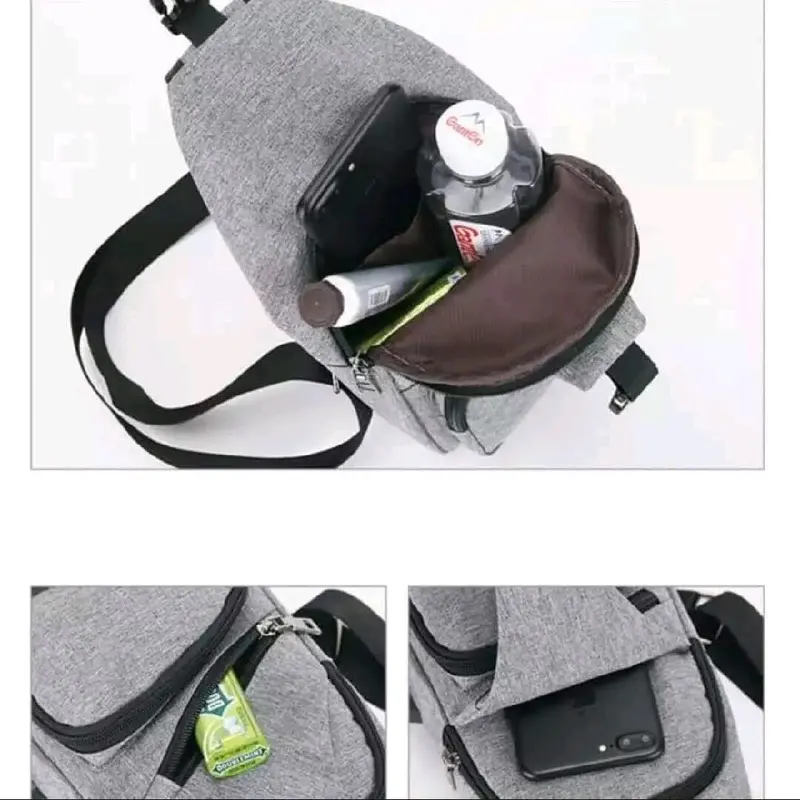 Tas Slempang Pria Fort USB Elagant Slingbag - Selempang 4