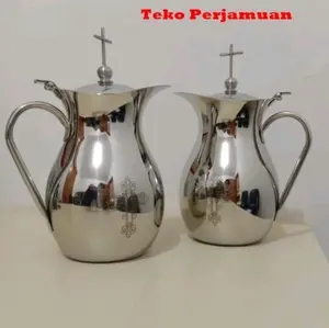 Teko dan Cawan Perjamuan Kudus, Stainless Steel