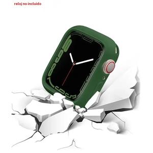 Funda de silicona para reloj, protector suave accesible, accesorios para reloj compatibles con Apple Watch Series 10 9 8 Se 7, Wearable