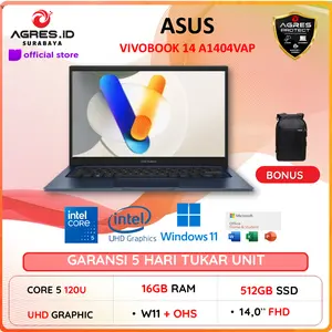 ASUS VIVOBOOK 14 A1404VAP CORE I5 120U 16GB 512GB W11+OHS+M365B 14.0FHD VIPS BLU -VIPS5151M