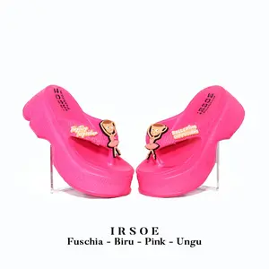 Sandal Anak Jepit Perempuan Motif Anomali Ballerina Cappucino Viral Jelly Eva Sandal Anak Ringan Nyaman Elastis Anti Lecet